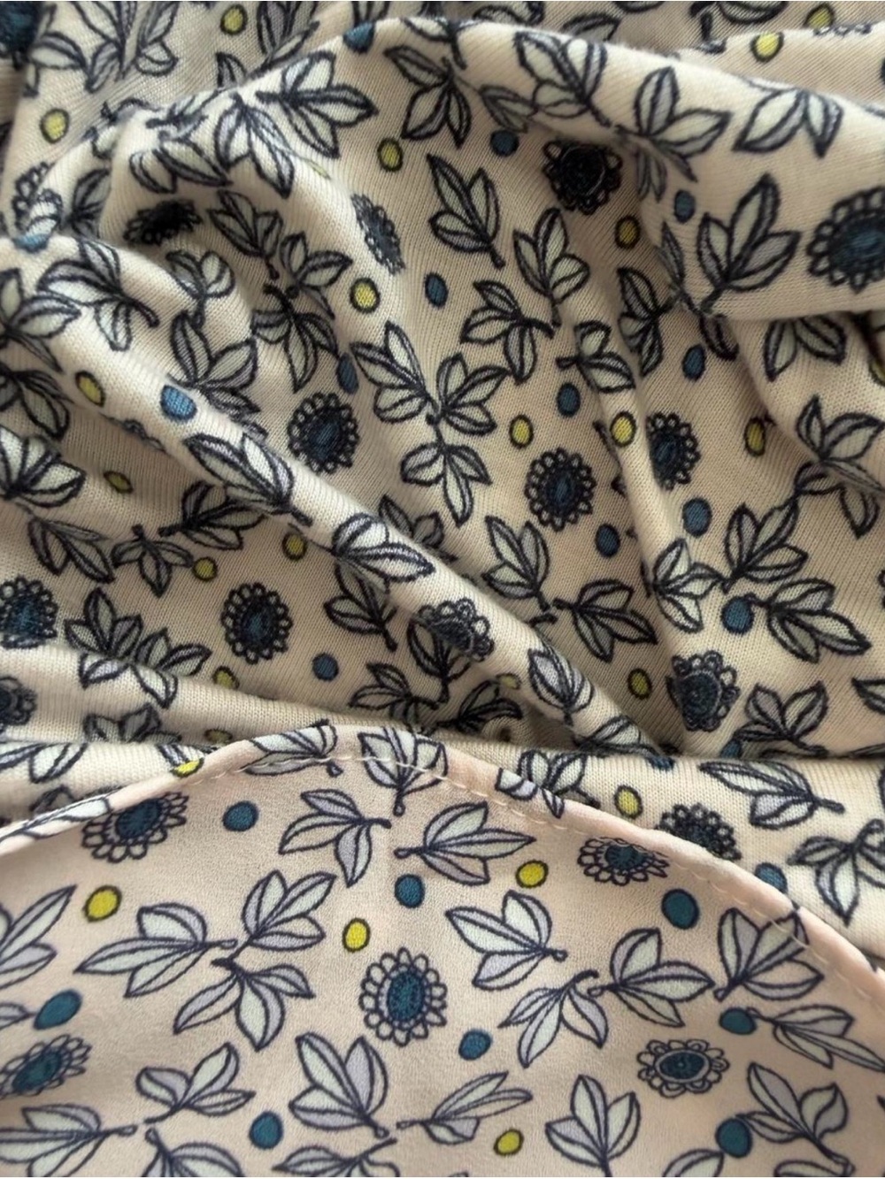 LOFT Pink Navy Blue Yellow Floral Sleeveless Blouse Size S - Picture 4 of 4
